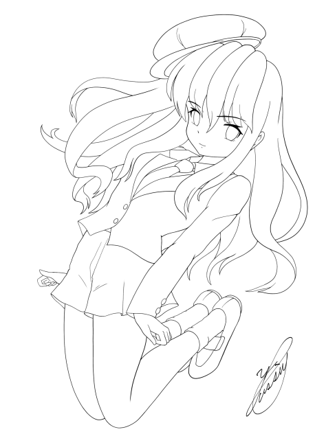 Love Leap（線画）