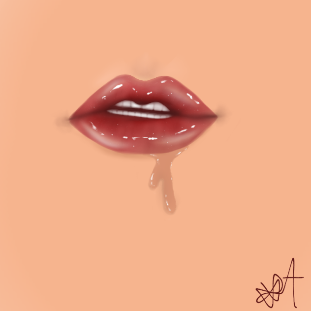 Dripping gloss test - ibisPaint