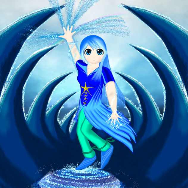 Meansi - A Pacifician Aquagirl