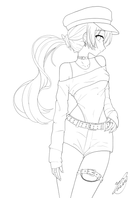 Keep Off!（線画）