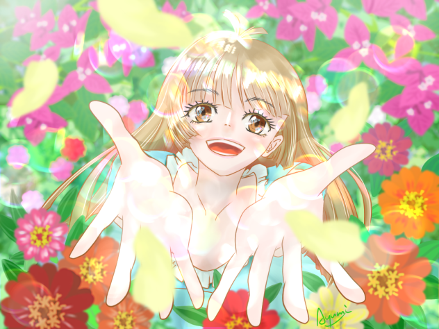 大輪の笑顔2