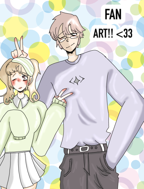 Fanart for friends to lovers!