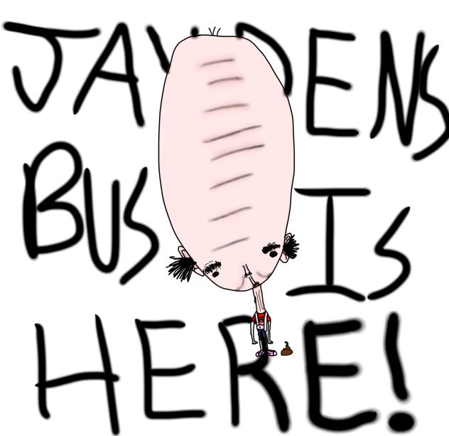 Jayden’s bus is here