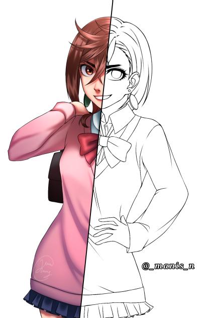 Momo Ayase coloring page!