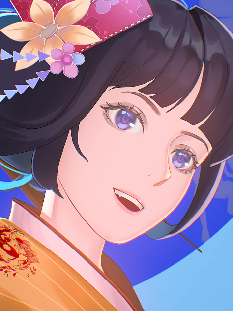 Kagura as an Anime