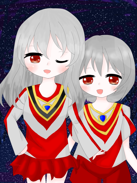ウルトラマンガイアV1とV2