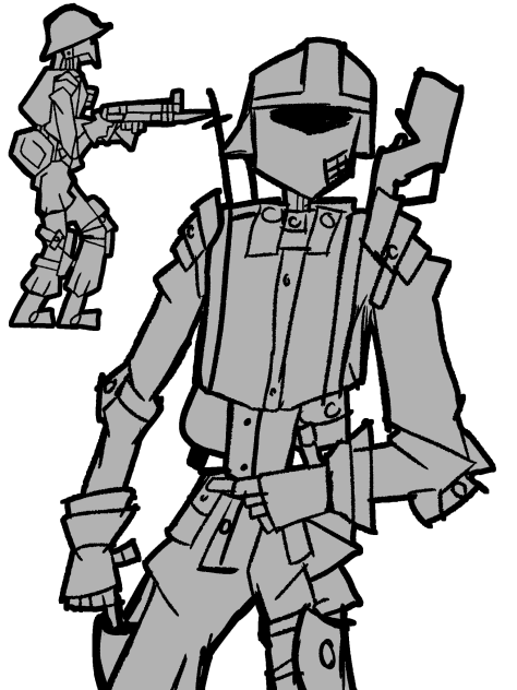 Another Infantry Redesign - ibisPaint