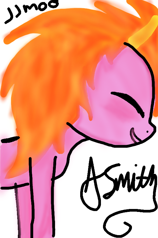 Drawing a pony - ibisPaint