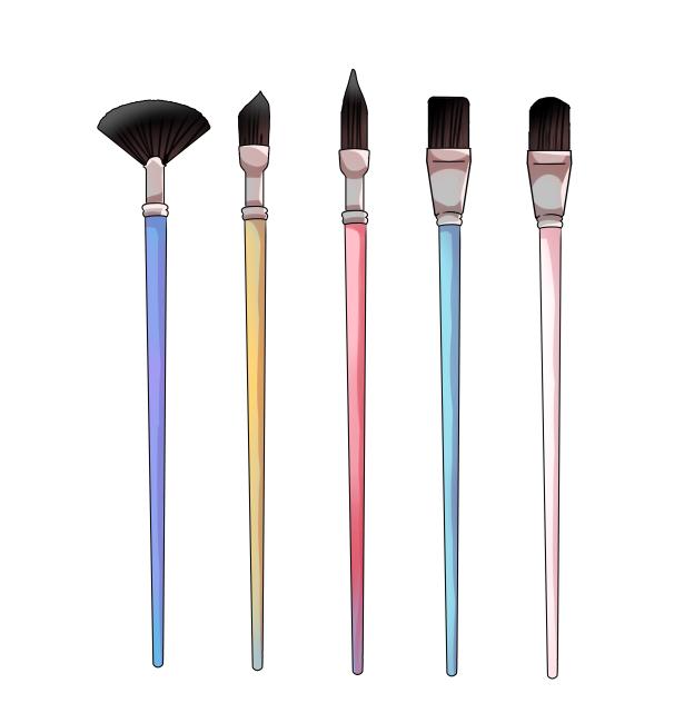 Art brush stamp