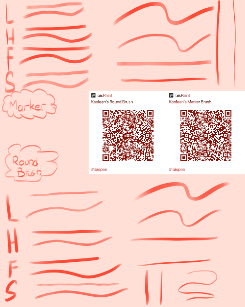 2 Sets of kooleen’s brushes