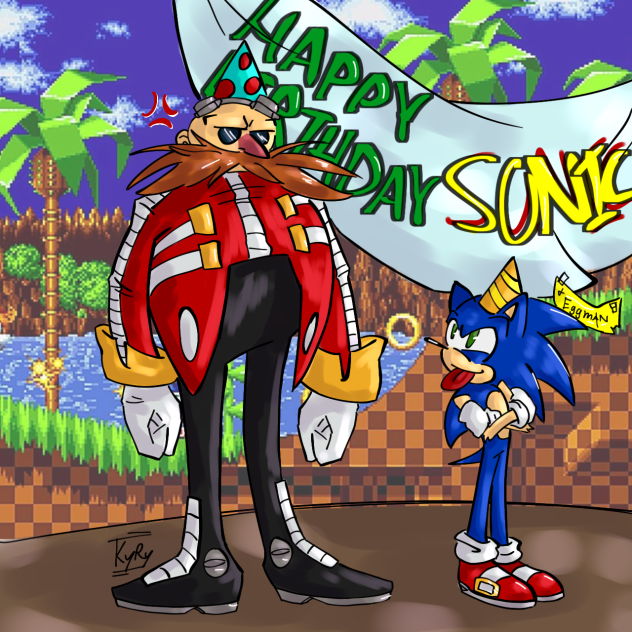 Happy Birthday Sonic (& Eggman)