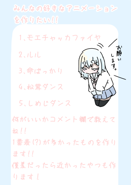 みなさんに質問!!!