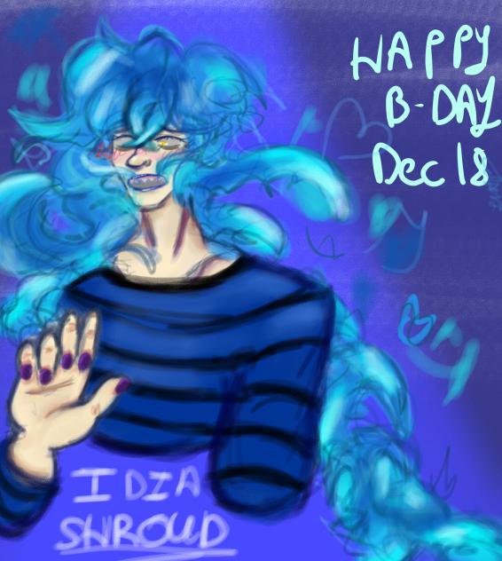 Quick Idia doodle for his bday