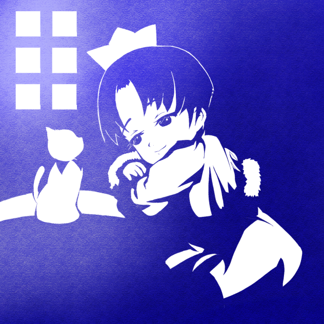 モノクロ練習絵2