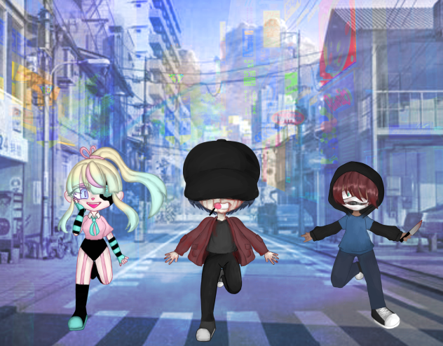 gacha oc trio