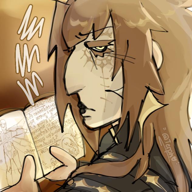 Evil Side profile practice. Fml