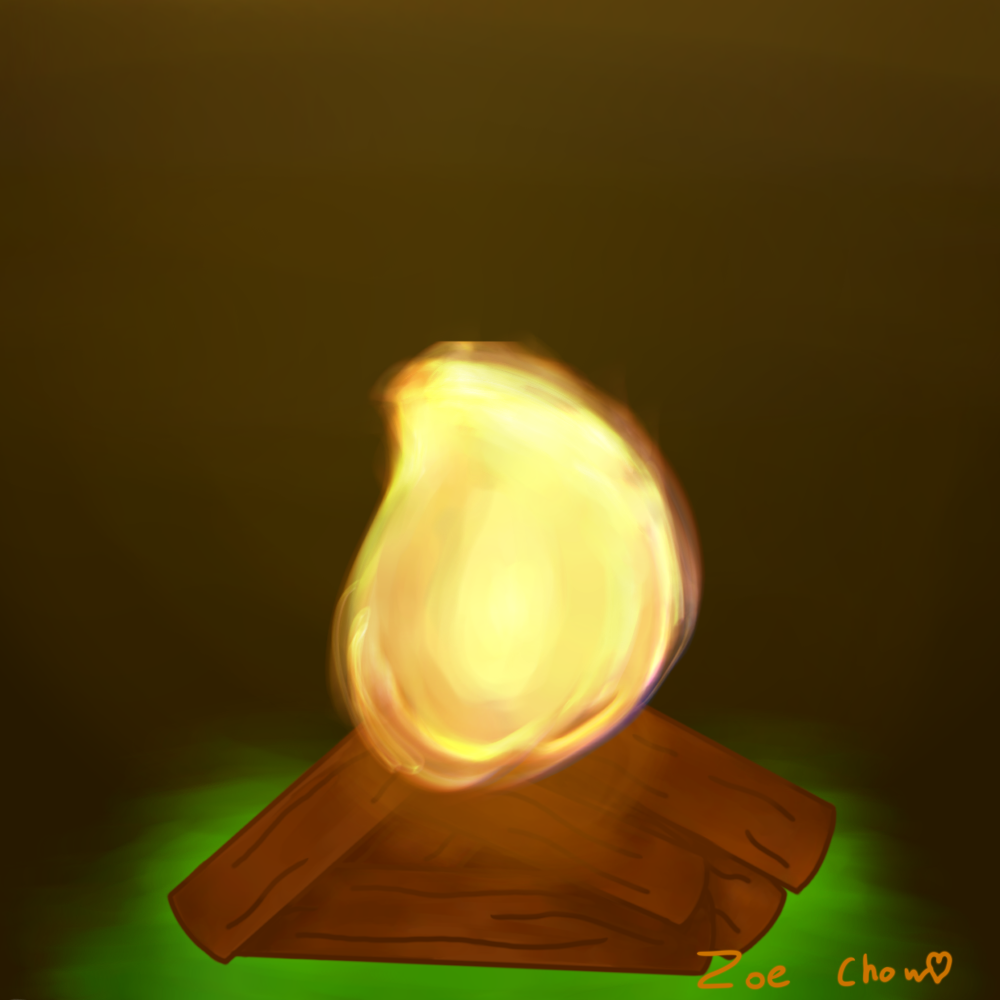 Camp fire - ibisPaint