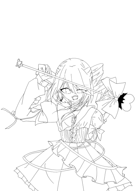 Trick or Treat！！の！！線画！！