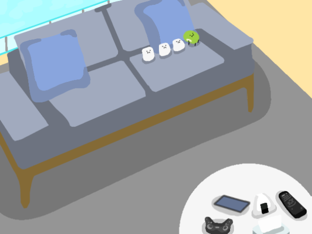 watching TV - ibisPaint