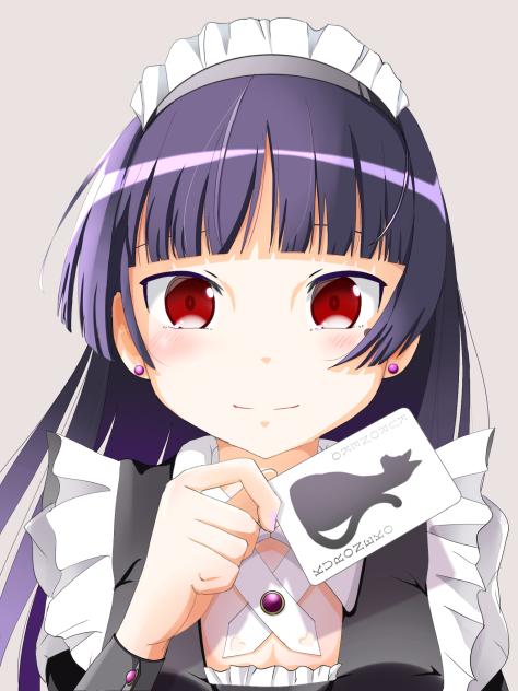 五更瑠璃(黒猫)メイドバージョン