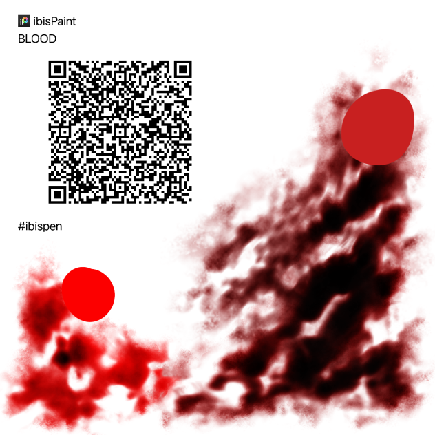 Bloody blood brush ibisPaint
