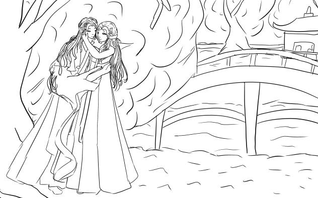 me n’ my gfs characters (wip)