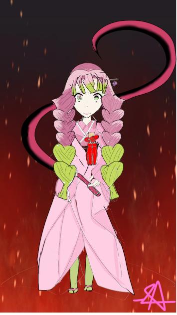 Mitsuri as demon
