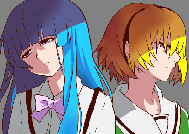 2020描き納め。ひぐらし業。沙都子と梨花ちゃん