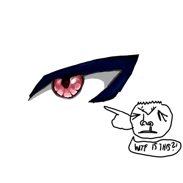 This is a goofy eye