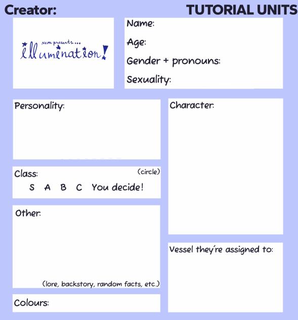 Tutorial Units [''illumination!'' CS]