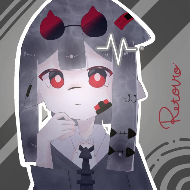 #れとろFA 描いたよ!！