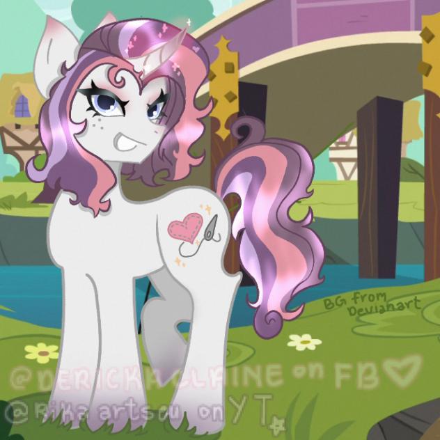 Silverseam Heartstitch mlp oc