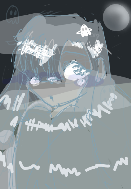 Lil unseeable ghost bb! - ibisPaint