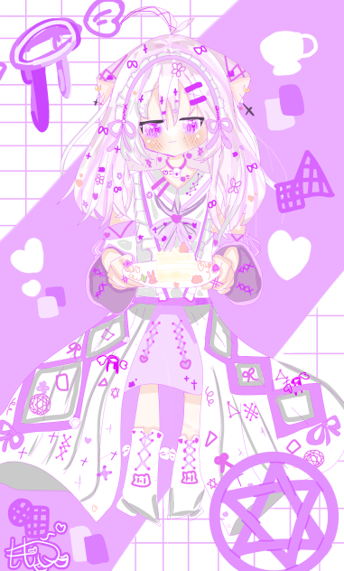 むらさきメイド　好きなもの詰めまくった