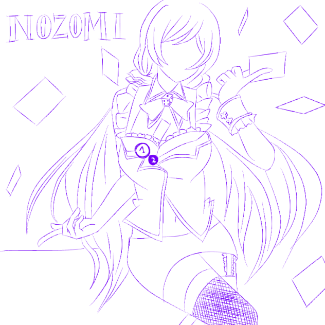 のんたん｢線画｣