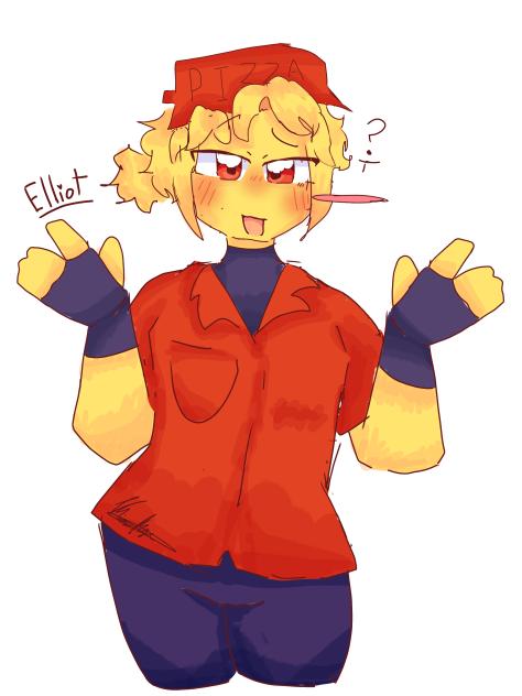 Silly draw of Elliot