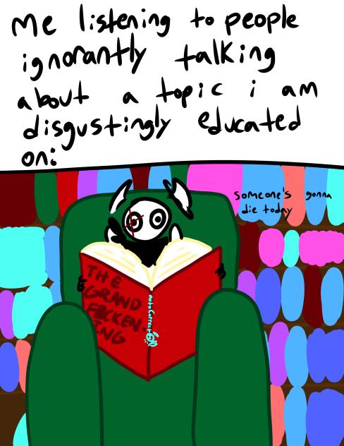 Disgustingly Educated meme