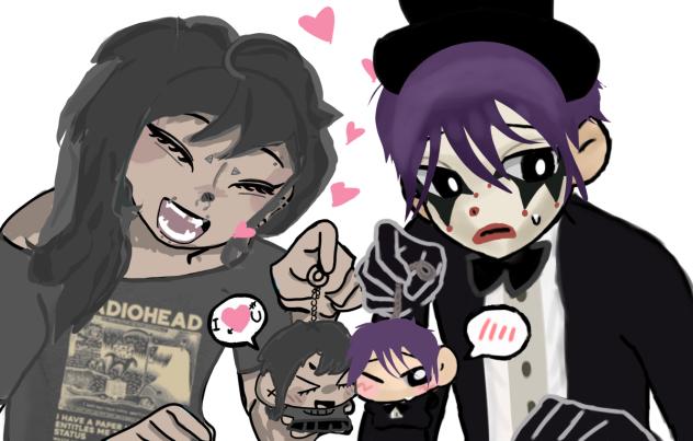 an art collab with crypt1d.k1tty!