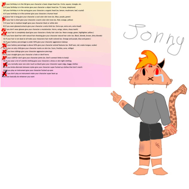 My crazy weirdCore oc …