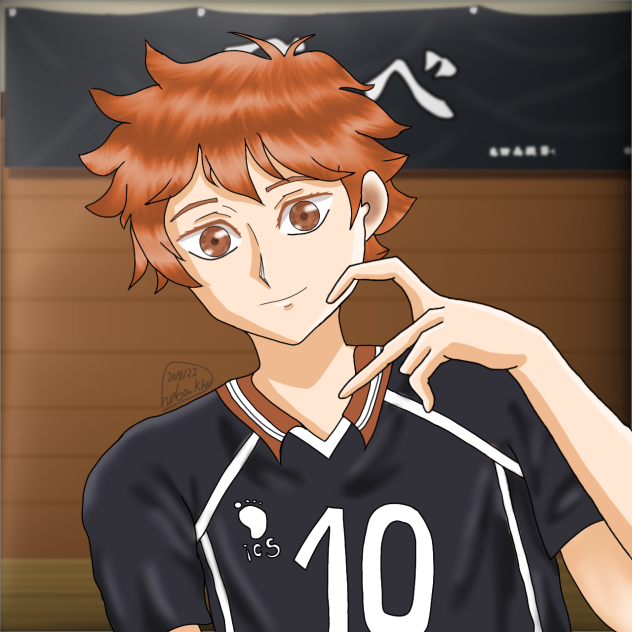 Hinata Shoyo Haikyuu digital drawing ibisPaint
