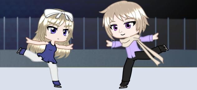 Russia and Belarus in ice rink