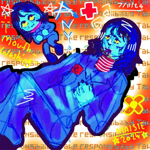 🖤Anya mouthwashing 🧴