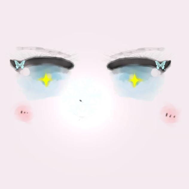 My eyes is galaxy