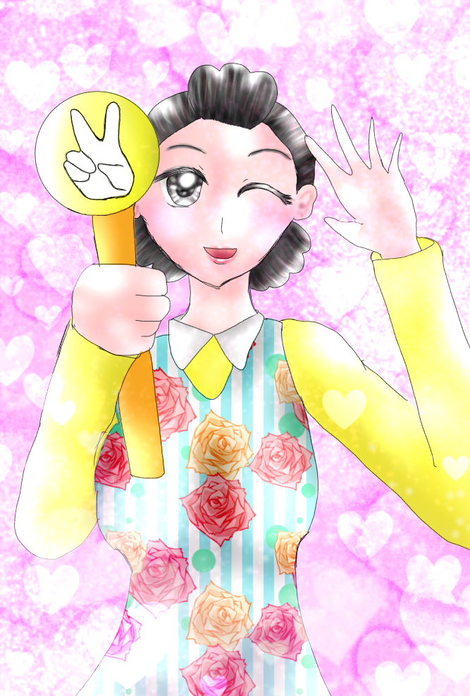 昭和の日なのでサザエさんを自分の限界までかわいく描いてみた Ibispaint