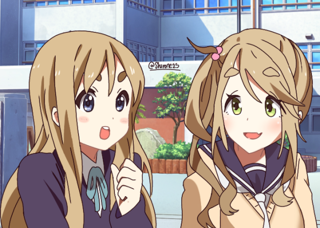 むぎちゃんとあおいちゃん