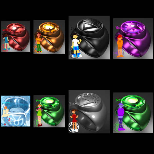 4 Character Duos as Lanterns