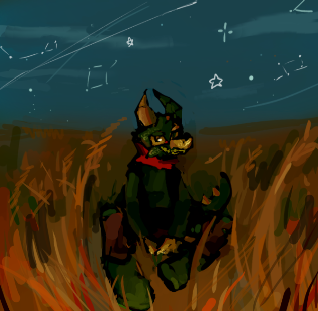Drawing of Maria’s dragon Oc