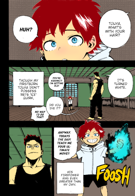 Manga page (touya and enji)