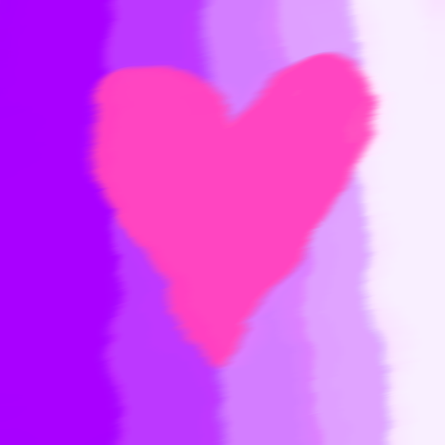 Фиолетовое сердце - ibisPaint