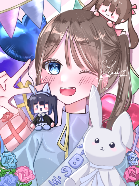 My Birthday️🤍 ̖́-